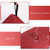 Red - Heathered Hanging Toiletry Bag