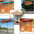 Outdoor Half Round Patio Umbrella