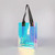 Clear - Holographic Iridescent Rainbow Pvc Tote Bag