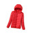 Red - Women Long Sleeve Lightweight Packable Jacket Coat