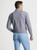 Navy Blue/White Blank Back Lifestyle - Peter Millar® Perth Sugar Stripe Performance Quarter-Zip