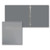 Gray Blank - 1" Overlay Angle D Ring Binder