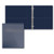 Navy Blue Blank - 1" Overlay Angle D Ring Binder