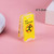Warning Sign Shaped Acrylic Album Clip Bag Binder Sealing Clip Food Bag Clamp-Two Sides Printing