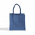 Navy Blue Blank Front View - Square Jute Tote Bag