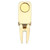gold blank - Divot Tool Ball Marker Golf Cigar Holder