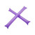 Purple - Inflatable Bam Bam Thunder Cheer Sticks