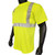 150GSM Polyester Adult Hi-Visibility T-Shirt w/Reflective Stripe