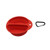 Red - Production Stretchable Dual Pet Treat Bowl Food Tray