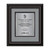 Vertical / 18 x 21.5 - Cardoba Certificate TexEtch - Black