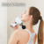 Verdure Massage Gun with 6 Speeds, Fast Charging, and 4 Attachments in a Zip Bag