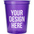 Purple - Custom 16oz Reusable Stadium Cup with logo