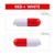 Red/White - 2 GB Capsule USB Flash Drive