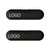 Silicone Edged Hand Texture Dumbbell Bar Diameter 2" Length 6"