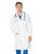 White - Landau® Men's Full-Length Lab Coat w/3-Pockets