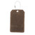 Distressed Brown Logo - Hooper Leather Luggage Tag