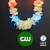 Light Up Hawaiian Leis with Custom Green Medallion - Domestic Print