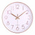 Rose Gold - 12" Round Breast Cancer Awareness Wall Clock