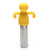 Yellow Blank - Human Shape Fine Mesh Tea Infuser