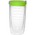 Lime Green - 14 oz Double Wall Acrylic Tumbler w/ Custom Logo Travel Mug