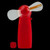 Red - Pre-Programmed Handheld Flash Message LED Fan