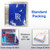 Packaging - 20"x 30" Sublimated Waffle Microfiber Caddy Towel with Grommet & Carabiner
