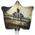 40" x 60" Hooded Sherpa Crystal Velvet Throw Sublimation Cloak Blanket