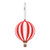 Red - 60In Hot Air Balloon Shaped Silicone Tape Measure