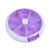 Purple - Spinning Round Pill Case