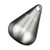 Stainless Steel Teardrop Pill Storage Keychain