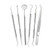 6 Pcs Professional Dental Cleaning Tool Kit