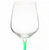 Green Blank - 13 Oz. Lead Free Crystal Wine Glasses