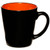 Orange Blank - 12 Oz. Two Tone Latte Mug