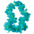 Petal Leis - Turquoise, 36 (Case of 6)
