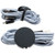 Silver Blank - Triplex 3-in-1 Light-Up Charging Cable