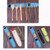 Portable Wood Tableware Set (3"x 15") - 6 Pieces