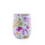 White/Yellow/Purple Flowers Blank - 12 Oz. Gradient Color Wine Tumbler