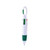 Green - 4-in-1 Multicolor Retractable Pen with Carabiner