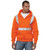 Safety Orange - USA-Made Pre-Shrunk Class 2 Safety Full Zip Hoodie