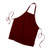Maroon - Wrinkle Free Classic Bib Apron USA Decorated (28" x 33")
