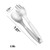 8" Stainless Steel Food Serving Tongs