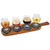 Styled - Acacia Wood/Slate Bar Flight Serving Board