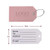 Soft PU Leather Luggage Tag
