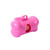 Pink - Bone Shaped Pet Waste Bag Dispenser With Carabiner