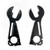 11 in 1 Stainless Steel Wrench Shape Keychain Multitool
