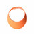 Orange - Multicolor Imprinted EVA Foam Sun Visor Hat