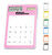 Clear Thin Solar Powered Calculator