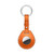 Orange - Air Tag Keychain/Case-Genuine Leather