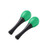 Green - Plastic Colored Sand Hammers Maracas