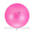22"D Anti-Burst Donut Yoga Ball - Extra Thick Fitness Balance Ball for Core Training & Pilates